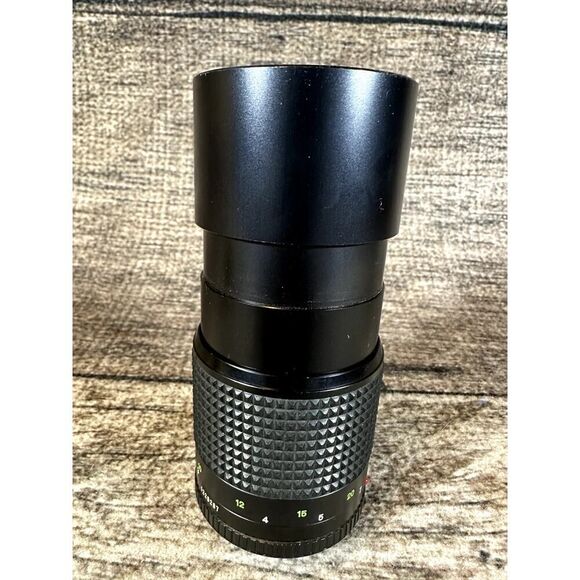 Vintage Minolta MD Tele Rokkor-x 200mm 1:4 Lens As-Is - Picture 5 of 11